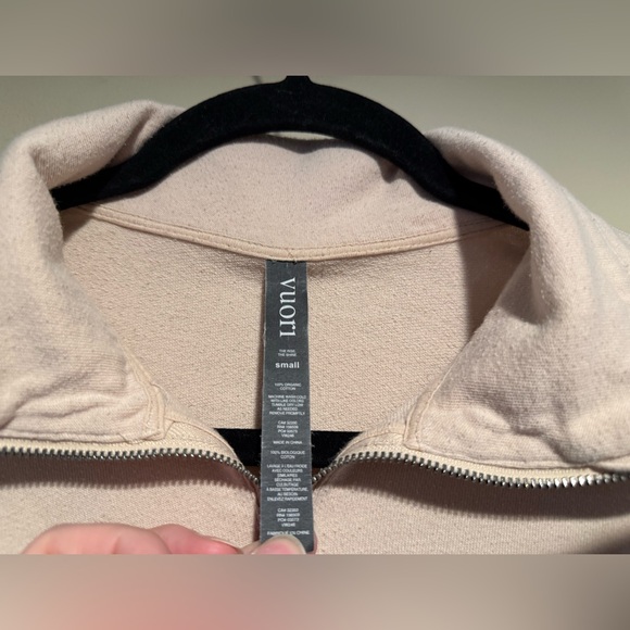 Vuori Sunny Side Half Zip Pullover Hoodie Sweatshirt Size small - Picture 9 of 12